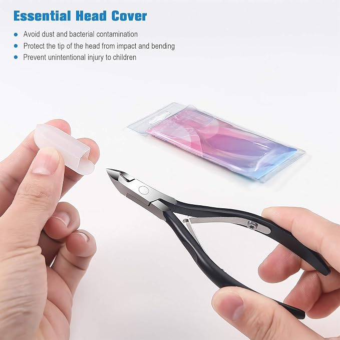 FERYES Cuticle Clipper Professional Manicure and Pedicure Cuticle Remover Tools - Image 7