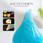 Porseme 150ml Essential Oil Diffuser Glass Color Changing Aroma Air Diffusers - Image 5