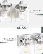Bathroom Light Fixtures, 4-Light Vanity Light - Image 3