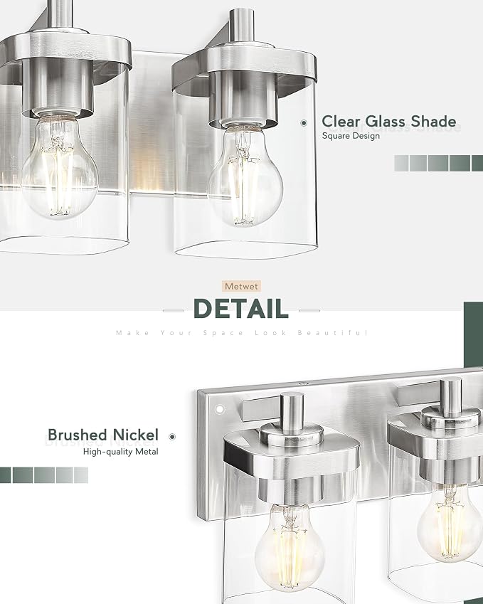 Bathroom Light Fixtures, 4-Light Vanity Light - Image 3