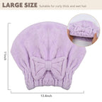 SUNLAND Large Microfiber Hair Drying Caps - Image 2