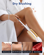 Back Scrubber Body Shower Brush: Anti Slip Long Handle Bath Brush - Image 4
