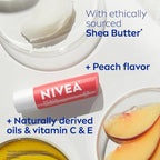 NIVEA Peach Lip Care, Tinted Lip Balm Pack - Image 8