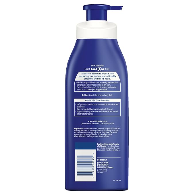 NIVEA Original Moisture Body Lotion - Image 9