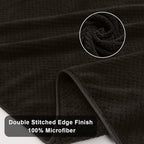 8-Piece Dark Coffee Bath Towels Set, 2 Oversized Large Bath Towels Sheet - Image 9