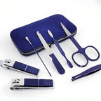 QURIPE 7pcs Manicure Set, Nail Clippers Kit, Stainless Steel Manicure Kit - Image 2