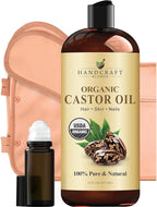 Handcraft Blends Castor Oil Pack Wrap | Organic Castor Oil 16 oz | Reusable by HandcraftBlends