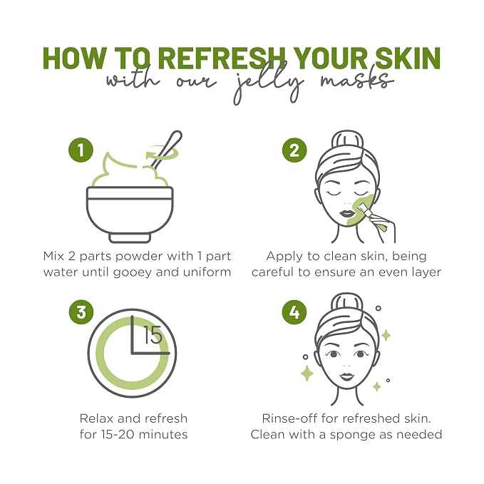 BRÜUN Peel-Off Matcha Jelly Mask - Image 4