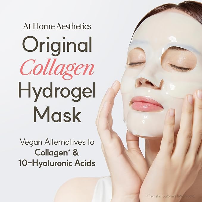 THE FACE SHOP Original Vegan Collagen Face Mask, Korean Glass Skin Essential - Image 2