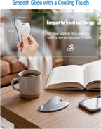 Amirce Non-Slip Grip Stainless Steel Gua Sha Tool - Image 9