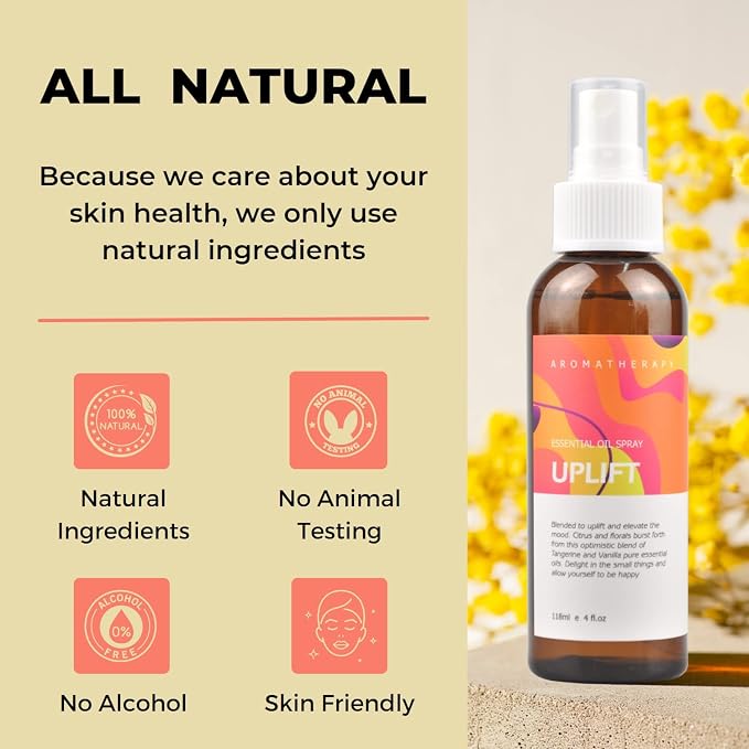 Benatu Citrus Vanilla Essential Oil Blend Spray - Image 2
