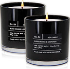 Lulu Candles | Blood Orange & Grapefruit | Luxury Scented Soy Jar Candle | Hand by LULUCANDLES