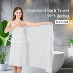 Extra Large Bath Towels Set 35x70 Inches - Image 2