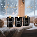 12 Pack Scented Black Candles Gift Set, Natural Soy Wax Aromatherapy Candles - Image 6