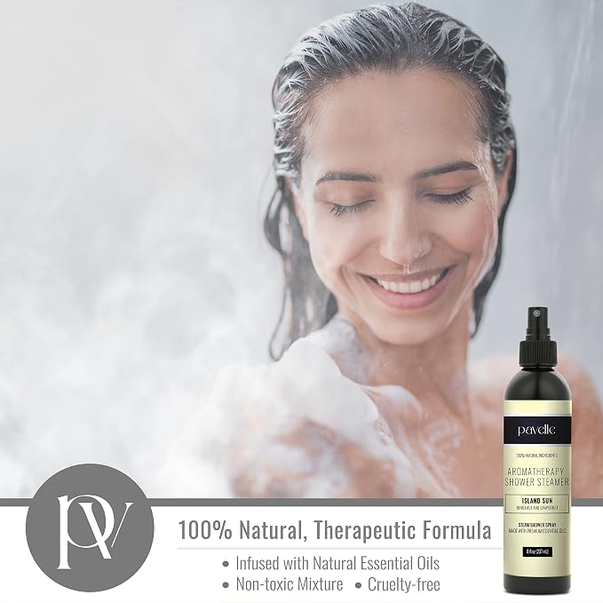 Pavelle Aromatherapy Shower Steamer, 100% Natural Relaxing Essential Oil Spray - Image 4