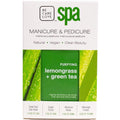 Lemongrass + Green Tea 4-in-1 Manicure & Pedicure Spa Set – Exfoliate, Hydrate by BCLSPA