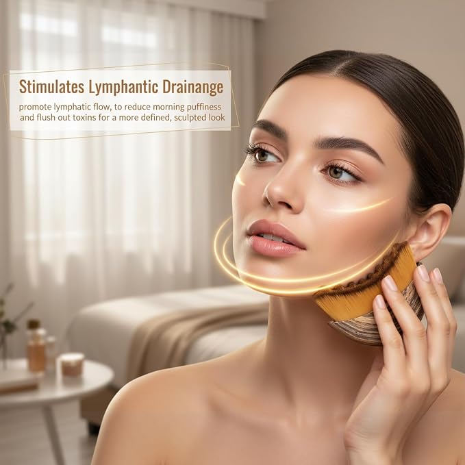 Lymphatic Drainage Face Brush – Dry Brush - Image 2
