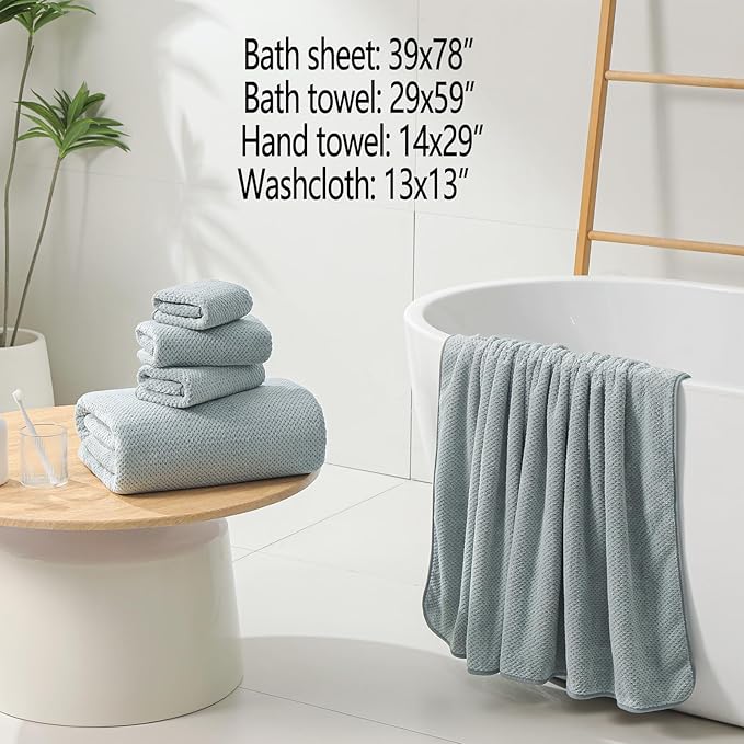 YTYC Towels, 29x59 Inches Extra Large Bath Towels - Image 2