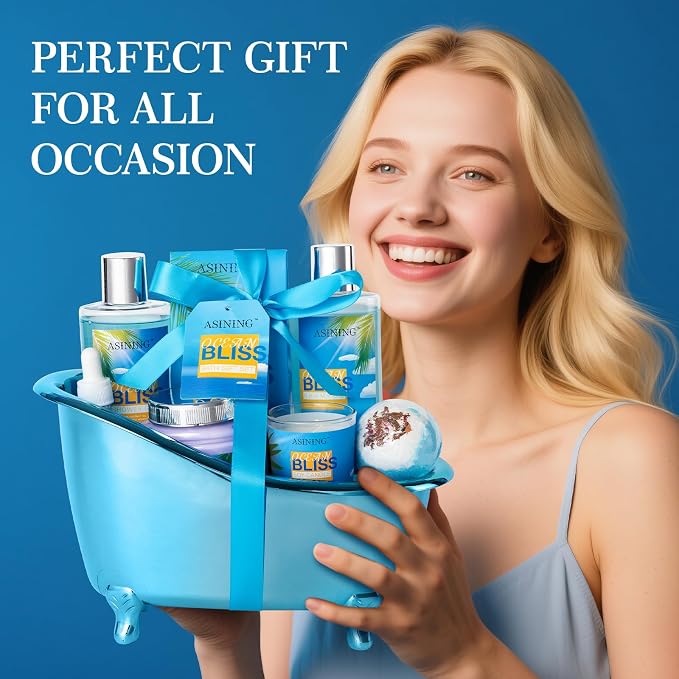 Gift Baskets for Women Spa Gift Baskets for Men Bath and Body Gift Set for Her - Image 2