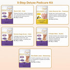 Deluxe Pedicure Kit 5 Step Spa Set – Epsom Salt Soak, Callus Remover Gel - Image 3