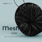 MainBasics Shower Tool Duo 2-1 Shower Loofah Sponge and Exfoliating Body - Image 3