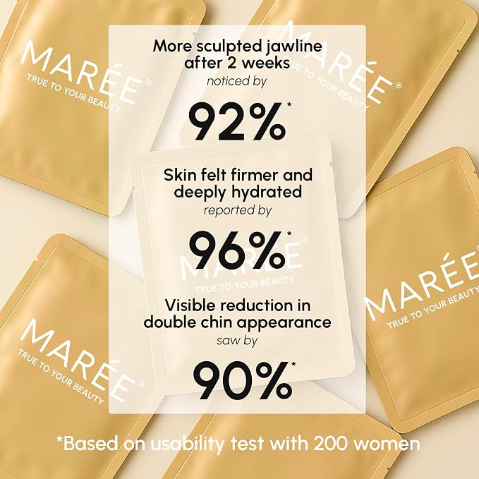 MAREE V Line Lifting Mask with 24K Gold – Deep Collagen Face Mask - Image 13