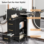 OmySalon Salon Trolley Cart, Hair Styling Station - Image 2