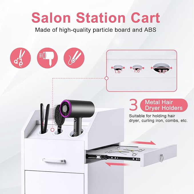 Winado Hair Salon Storage Cart - Image 5