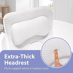 Full Body Bath Pillow for Tub, Luxury Bathtub Pillow for Full Back, Head and - Image 4