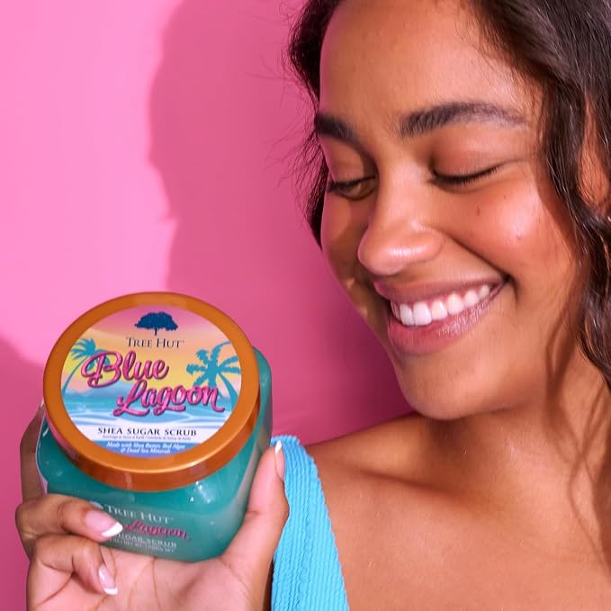 Tree Hut Blue Lagoon Shea Sugar Scrub, Exfoliating, Hydrating & Moisturizing - Image 10