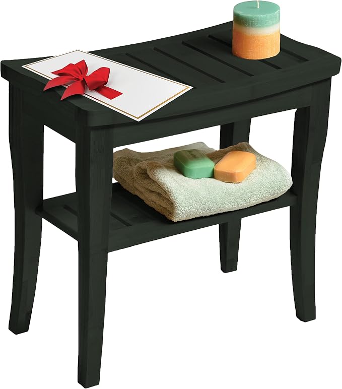 Black Shower Bench - Image 7