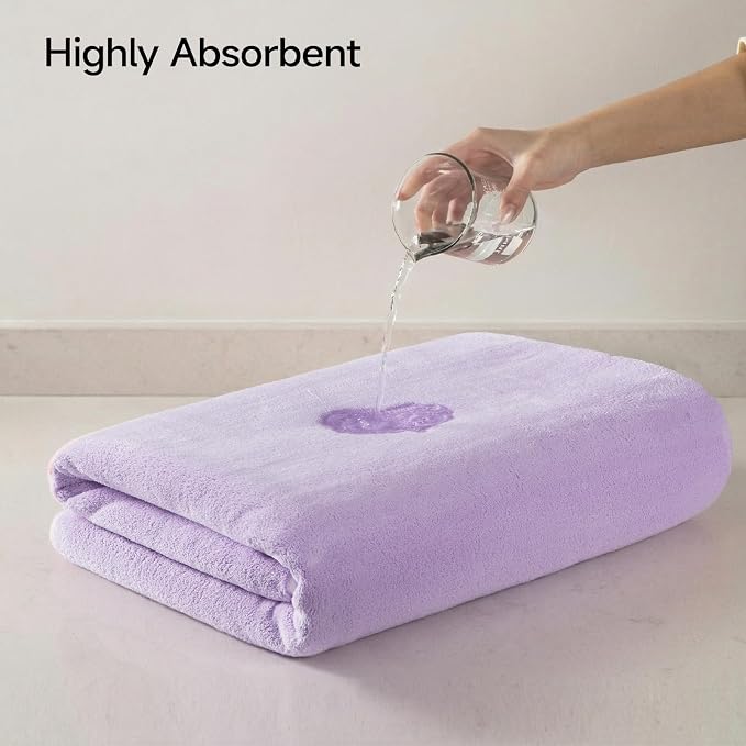 REDKISS 2 Pack Microfiber Extra Large Bath Sheets, 35 x 70 Inches, Soft and - Image 6