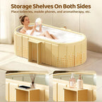 Portable Foldable Bathtub, Freestanding Bathtub No Installation, Bathroom SPA - Image 3