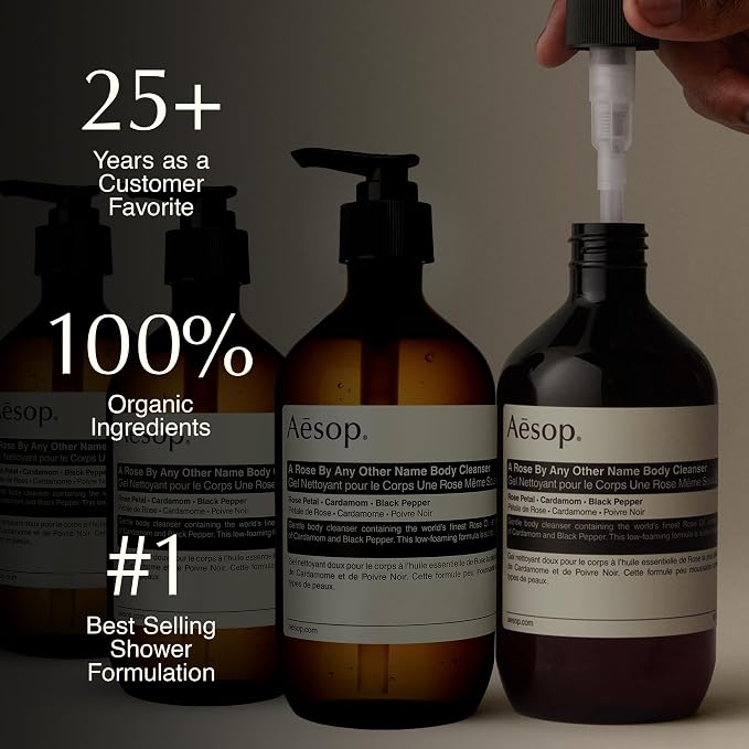Aesop A Rose By Any Other Name Body Cleanser | Gentle Botanical Cleanser - Image 3