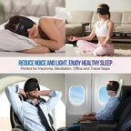 MUSICOZY 3D Bluetooth 5.4 Sleep Headphones, Breathable Wireless Music Eye Mask - Image 7