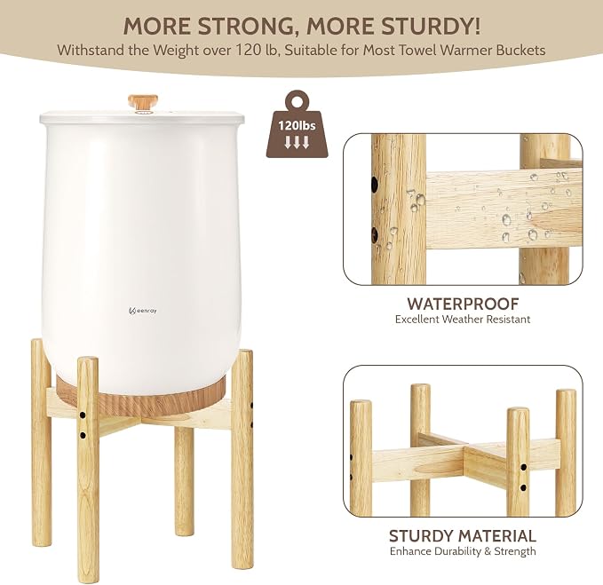 Keenray Wooden Adjustable Stand - Image 4