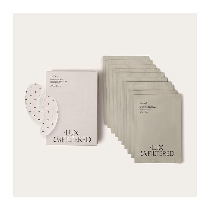 + Lux Unfiltered Iced Latte Cooling Under Eye Patches by LUXUNFILTERED