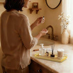 Bathroom Vanity Tray for Countertop, Bathroom Organizer for Soap, Perfume & - Image 7