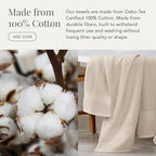 NY Loft 100% Cotton 2 Pack Bath Sheet Towel Set | Super Soft & Absorbent - Image 5