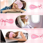 Cuffbow 6 Pack Plush Sleep Mask Set, Cute Plush Eye Masks - Image 5