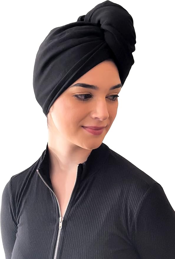Elizabeth Roberts 100% Cotton T Shirt Hair Towel Wrap Plopping Essential Turban - Image 2