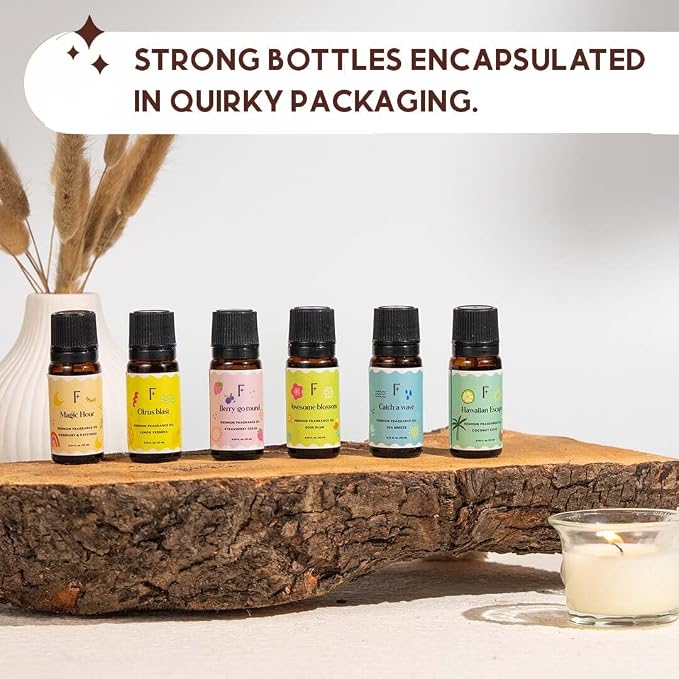 Folkulture Summer Essential Oil Set of 6 | Lemon Essential Oils - Image 8