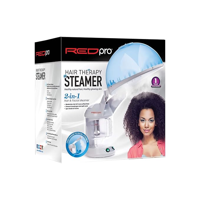 Red Pro Hair Therapy 2-in-1 Hair Steamer & Facial Steamer - Image 2