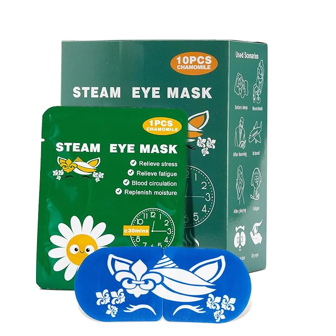 steam Eye mask for Dry Eyes, self-Heating Eye mask for Sleeping, Relief Stress - Image 7
