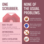 Sud Scrub® Antimicrobial Silicone Body Scrubber, Exfoliating Body Brush - Image 4