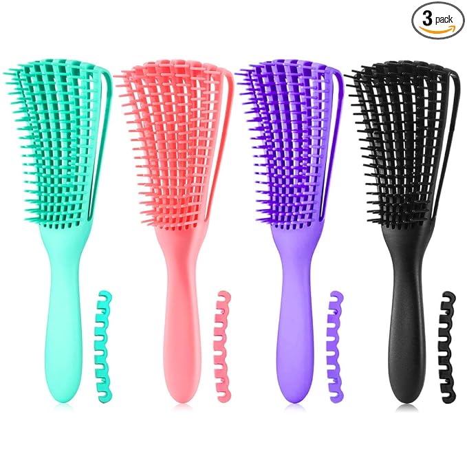 Detangling Hair Brush for Afro America/African Hair Textured 3a to 4c, Knots by Unknown