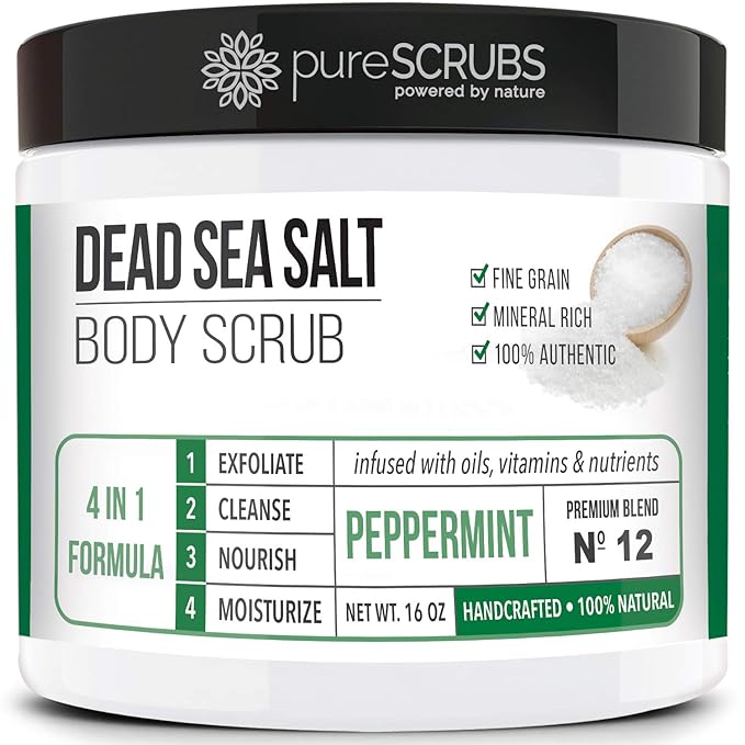 pureSCRUBS Premium Body Scrub for Strawberry Legs, Keratosis Pilaris & Ingrown by pureSCRUBS