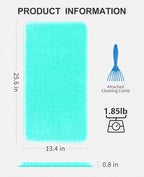 OTHWAY Non Slip Grassy Bathtub Mat : 25.6X13.4 inches Sturdy But Soft Bath - Image 4