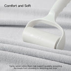 ecolook Bath Towels Set of 4, 100% Cotton, 27 x 55 Inches, Quick-Drying & - Image 5