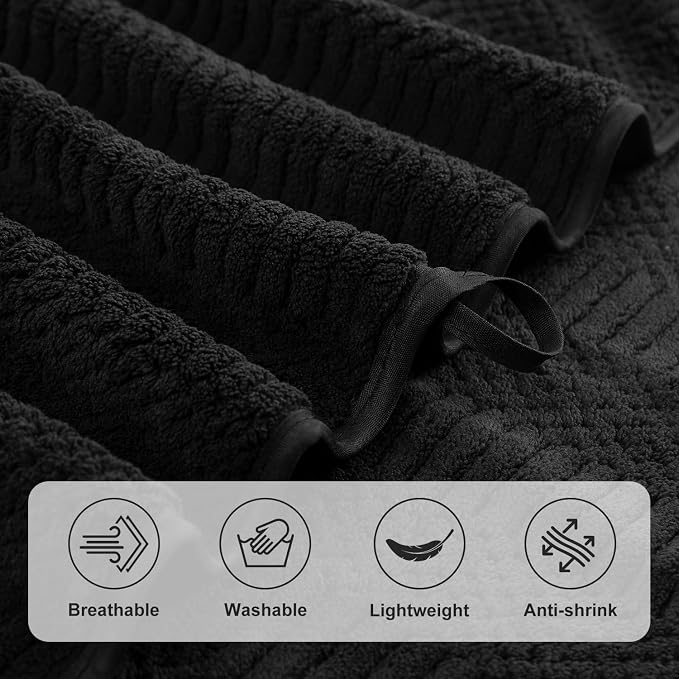 Ycosy 4 Pack Extra Large Microfiber Bath Towels Set, 35x70 inches, Less Lint - Image 9